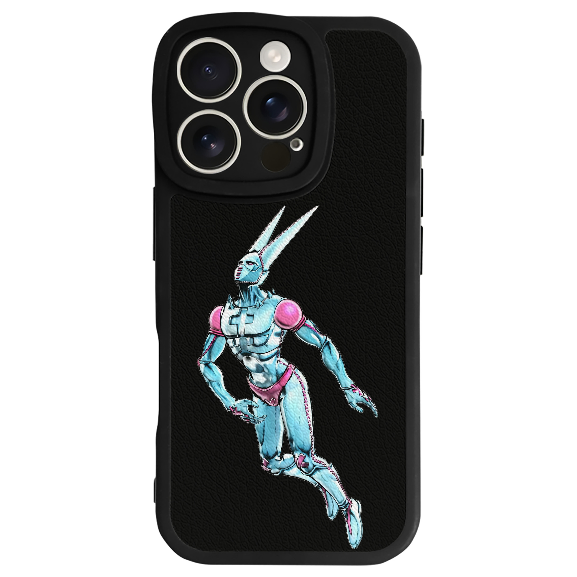 （画像用） ジョジョの奇妙な冒険 JoJo's Bizarre Adventure 【iPhone 16シリーズ対応】シリコンスマホケース（レザー調） 材質：シリコン